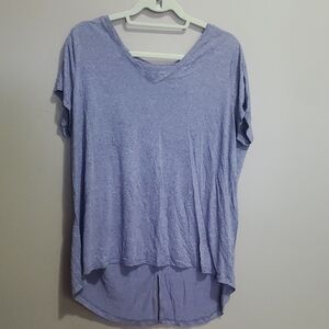 Love And Legend Plus Size Lavender V-Neck Women's Top Size 2x